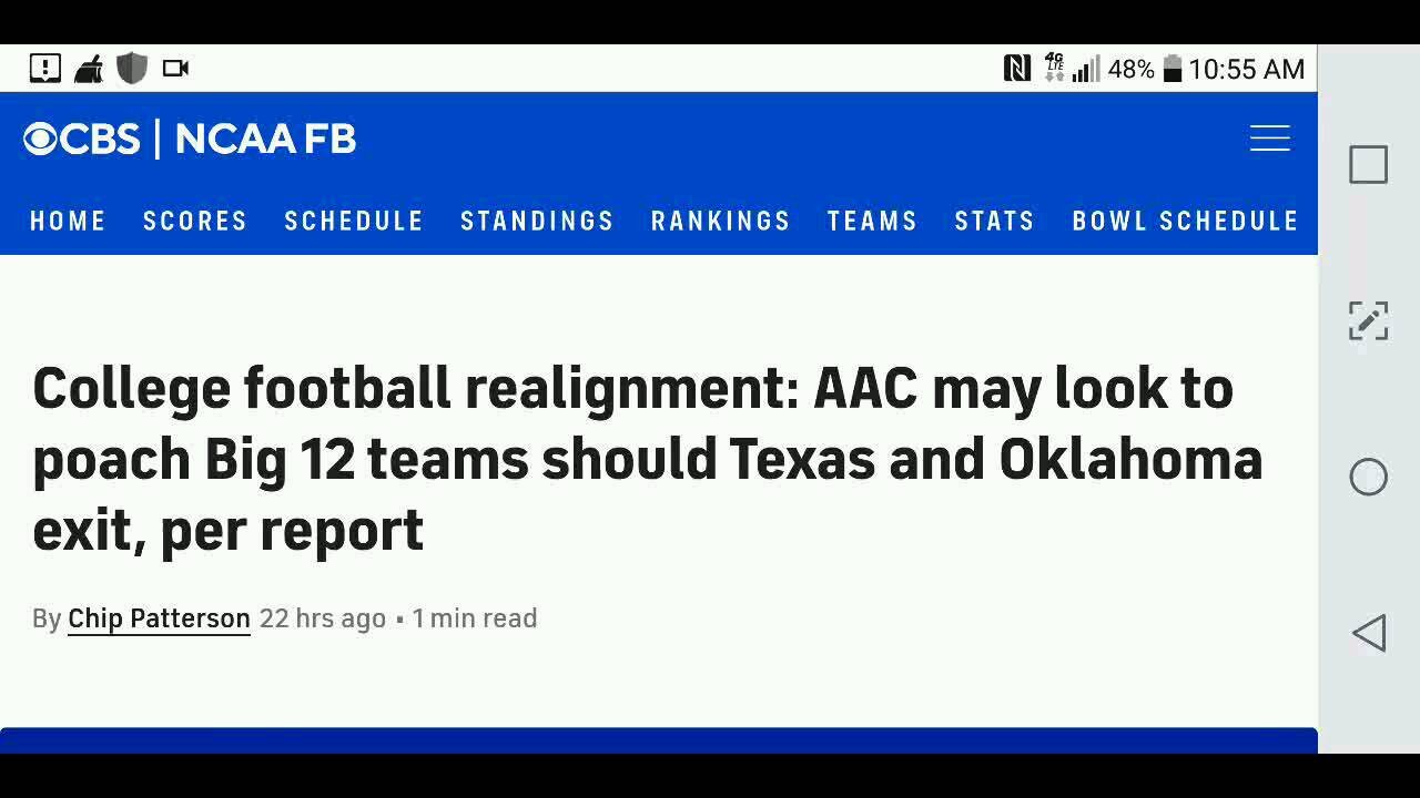 College Football Conference Re-alignment...