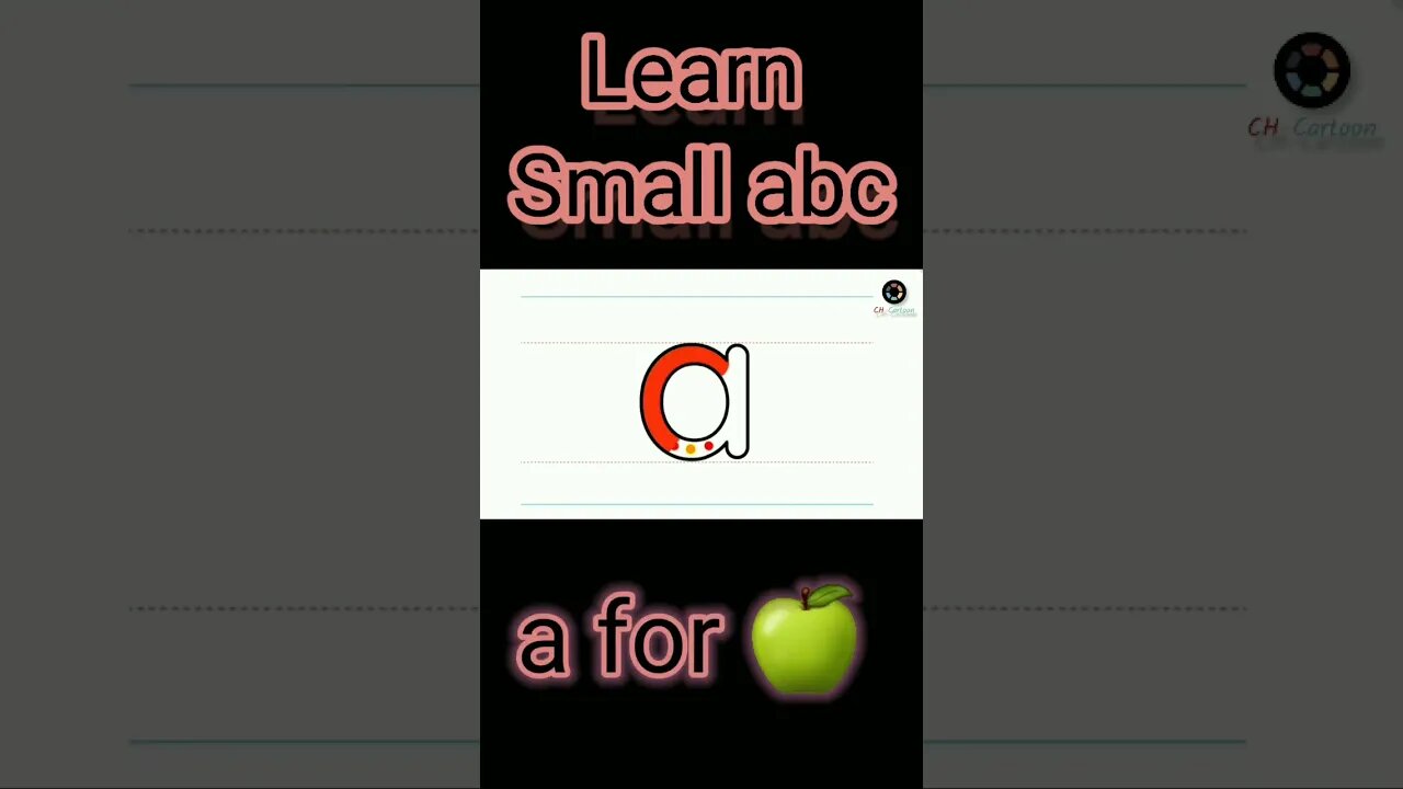 a for apple | short | small abc