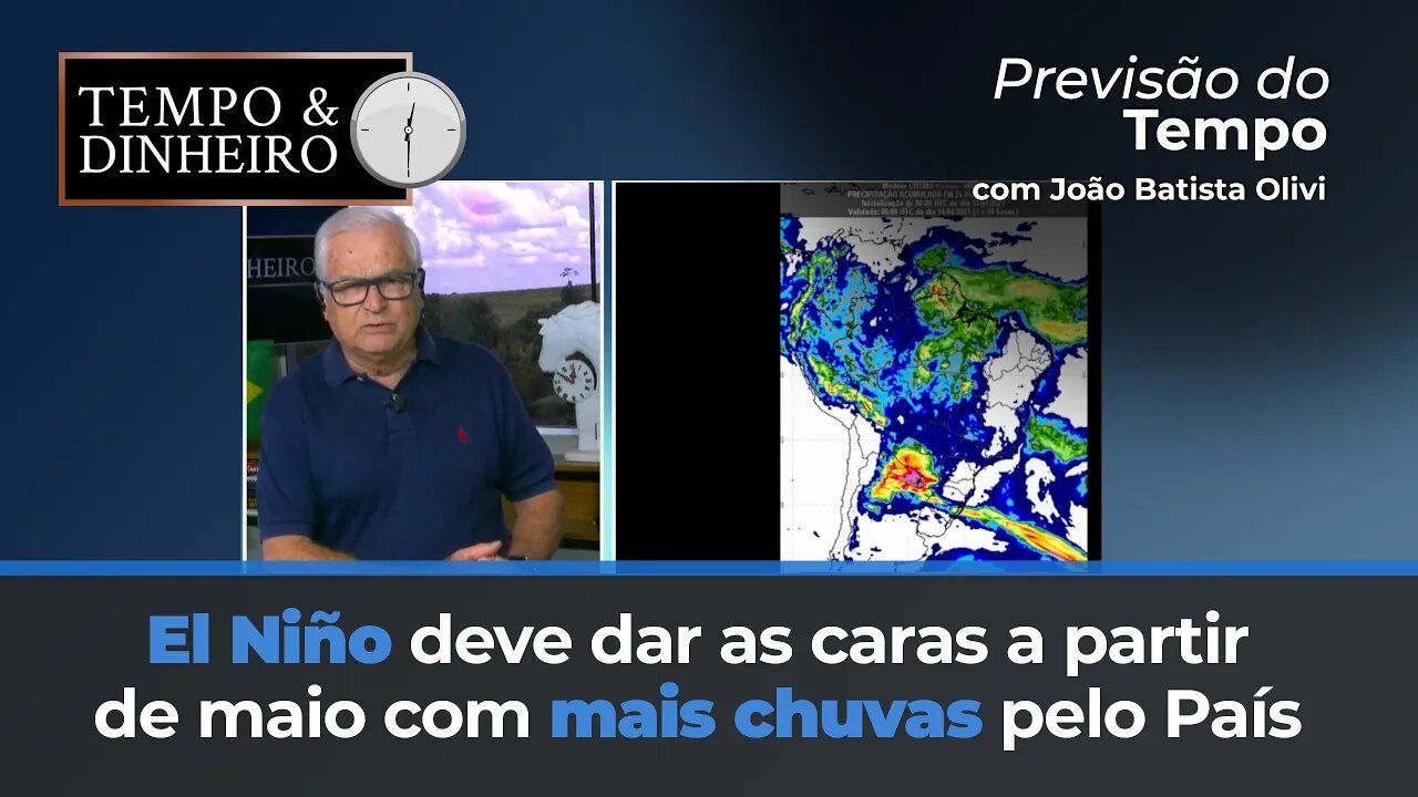 El Niño deve dar as caras a partir de maio com mais chuvas pelo País