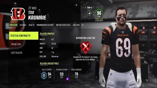 How To Create Tim Krumrie Madden 23