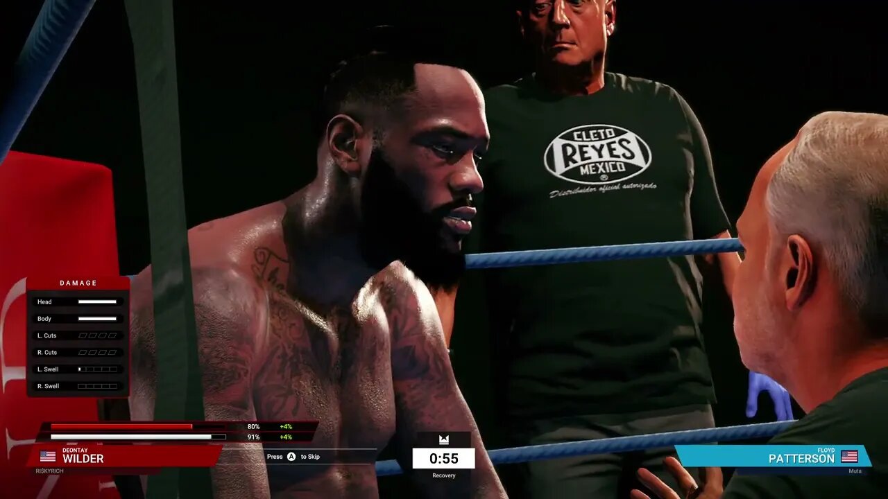 Undisputed Online Gameplay Deontay Wilder vs Floyd Patterson