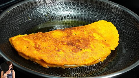 If you have 1 potato, 1 carrot and 3 eggs, prepare this delicious dinner. ASMR