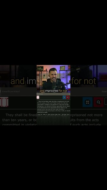 Prosecute Under 18 US Code 241? #shorts