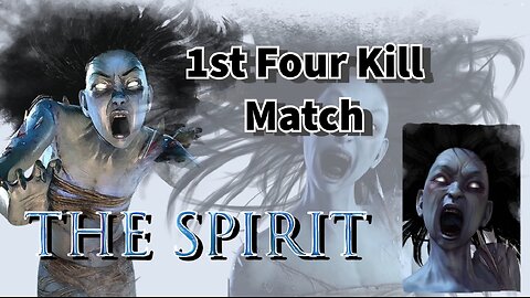 First Four Kill Match On The Spirite in Dead by Daylight