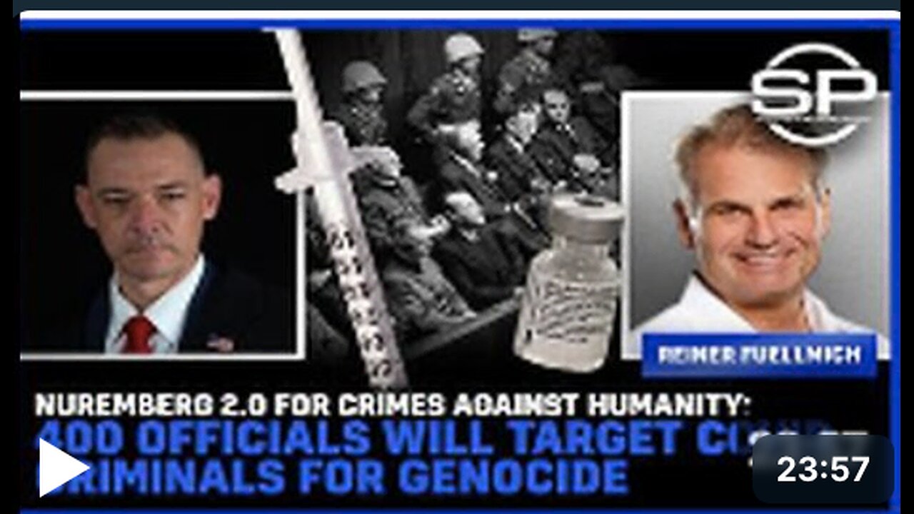 Nuremberg For Crimes Against Humanity: 400 Officials Will Target Covid Criminals For Genocide