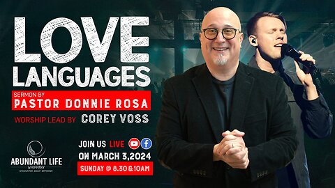 Love Languages | Pastor Donnie Rosa