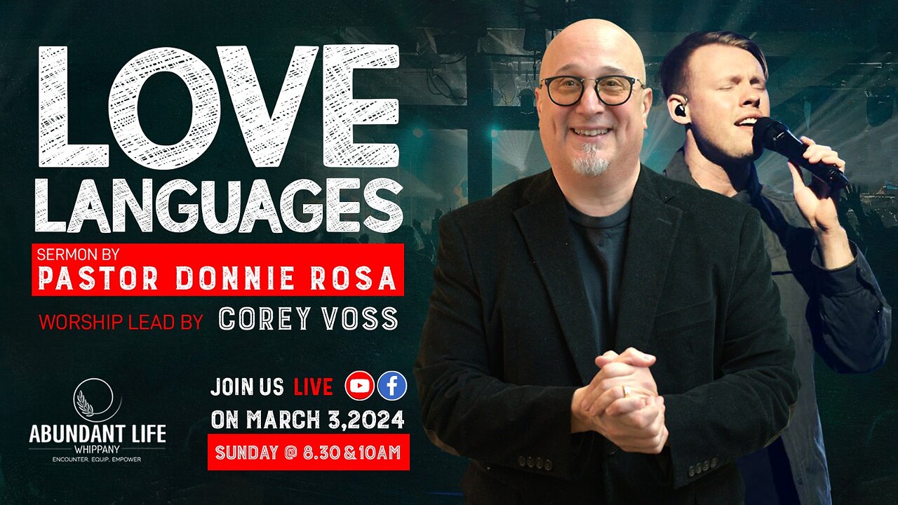 Love Languages | Pastor Donnie Rosa