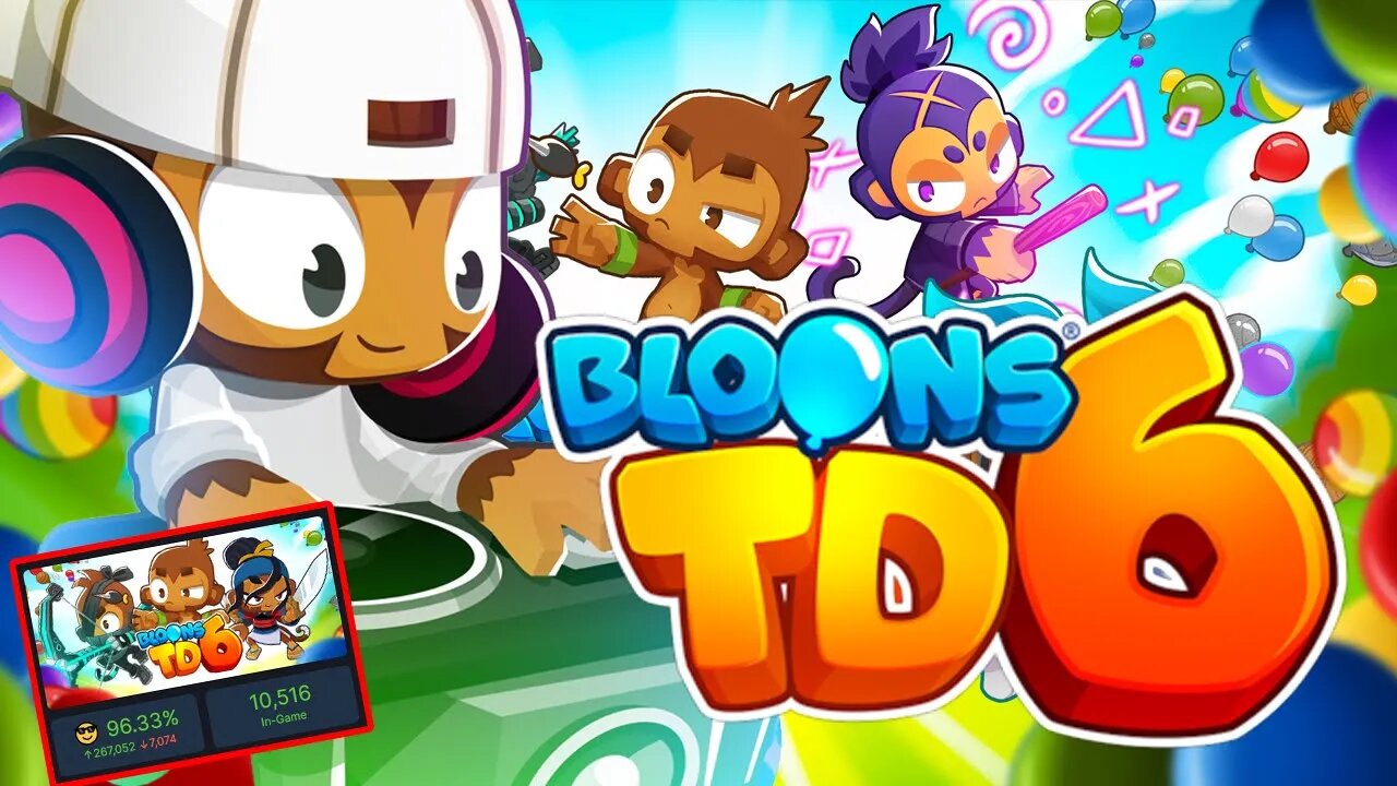 PARECE ANIME ADVENTURES... MAS NÃO É! JOGANDO BLOONS TD 6 PELA PRIMEIRA VEZ PRA ENTENDER O SUCESSO!