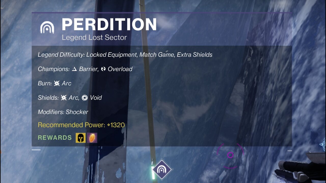 Destiny 2 Legend Lost Sector: Perdition 10-28-21