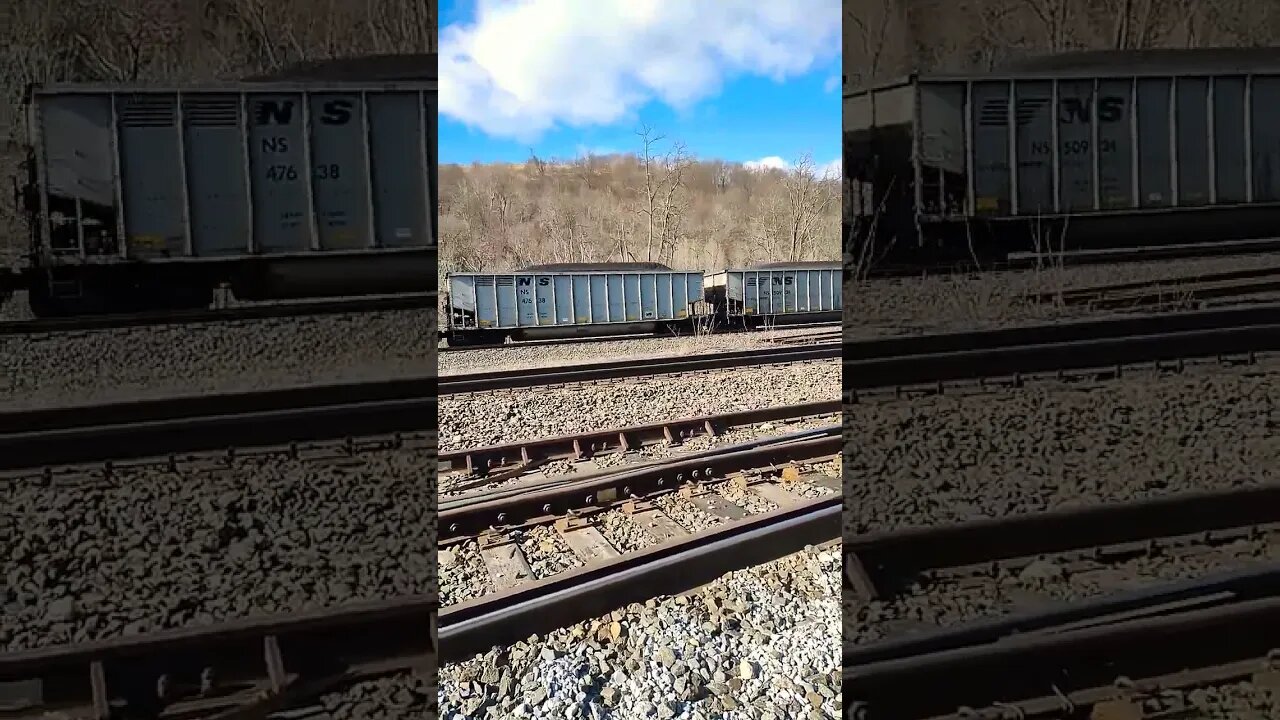 eastbound loaded Coal train 🚂