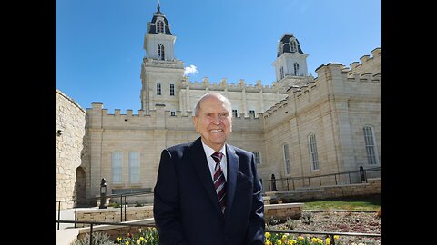 PRESIDENT NELSON REDEDICATES THE MANTI UTAH TEMPLE