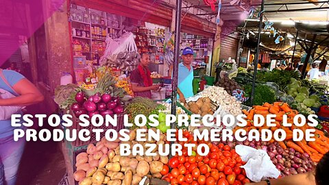 Estos son los precios de los productos en el Mercado de Bazurto