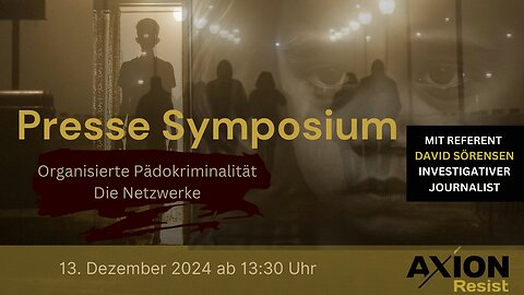 Presse-Symposium am 13. Dezember 2024 ab 13:30 Uhr mit Referent David Sörensen