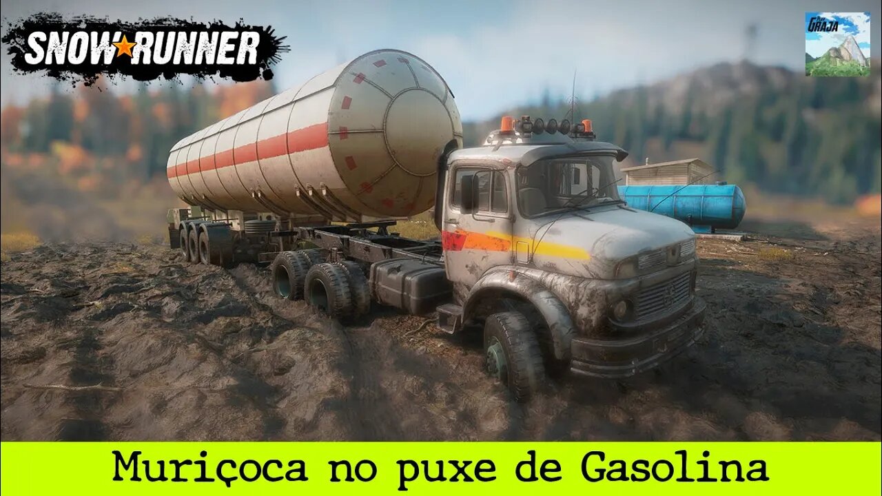 SnowRunner - Muriçoca no puxe de Gasolina | Mamute | Mod