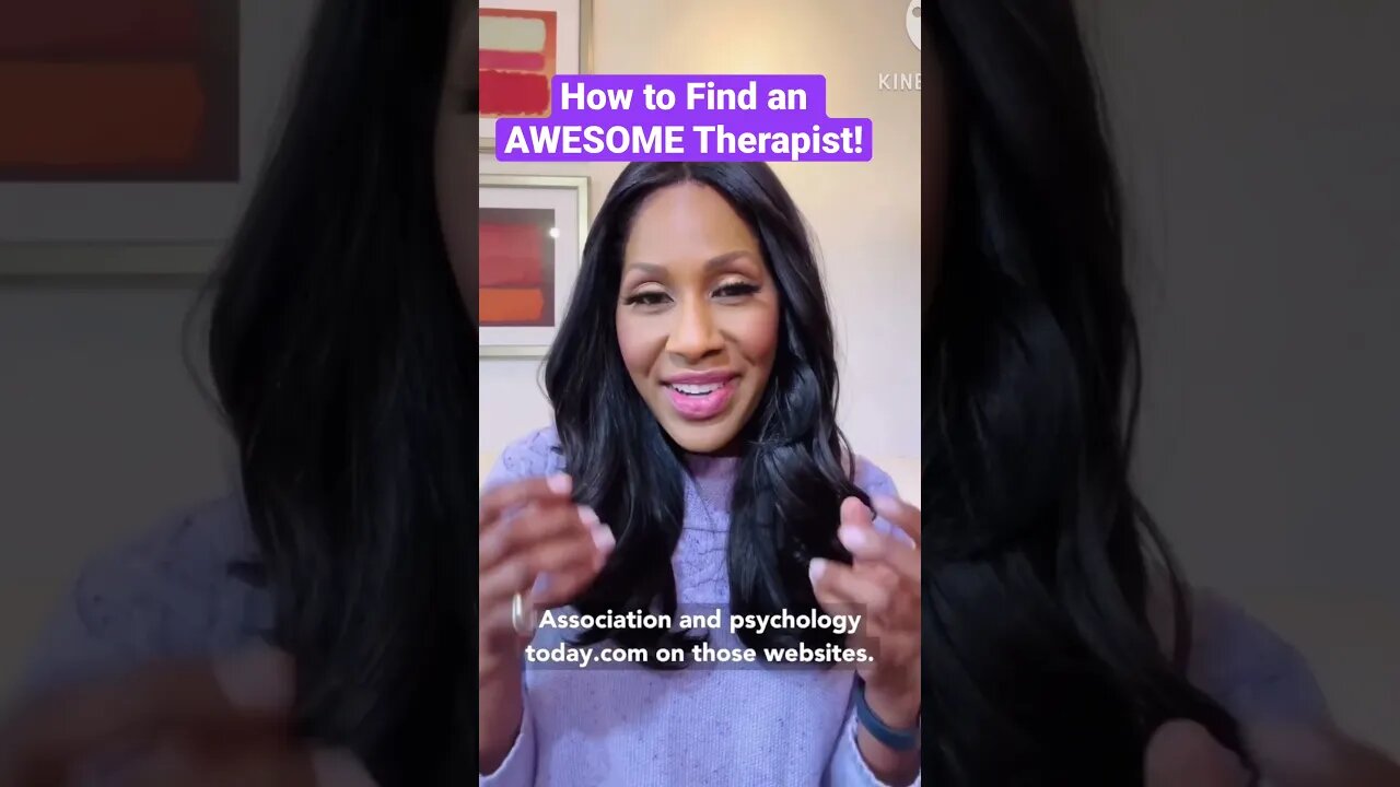 How to Find an AWESOME THERAPIST! ❤️ #shorts