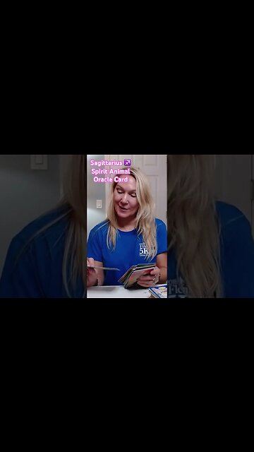 Sagittarius ♐️ Spirit Animal Oracle Card #oraclecard #saggitarius