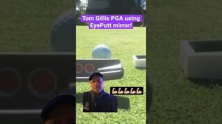 Tom Gillis PGA using the EyePutt mirror! #tomgillisgolf #golf #golftips