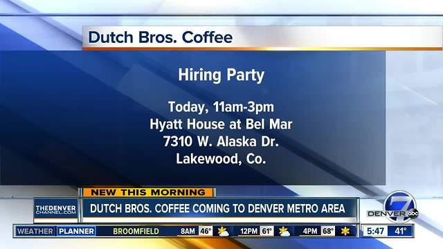 Dutch Bros. coffee hiring in Lakewood