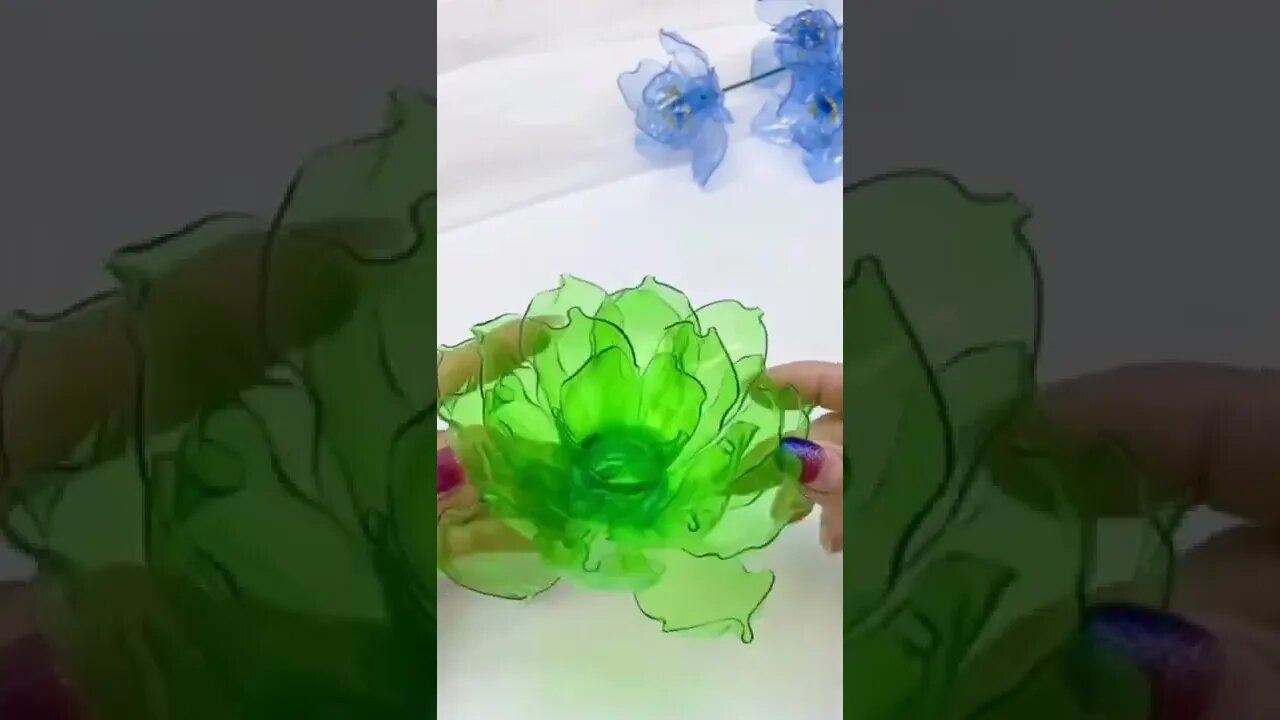 Amazing!! Water bottle turning into a flower bulb #shorts