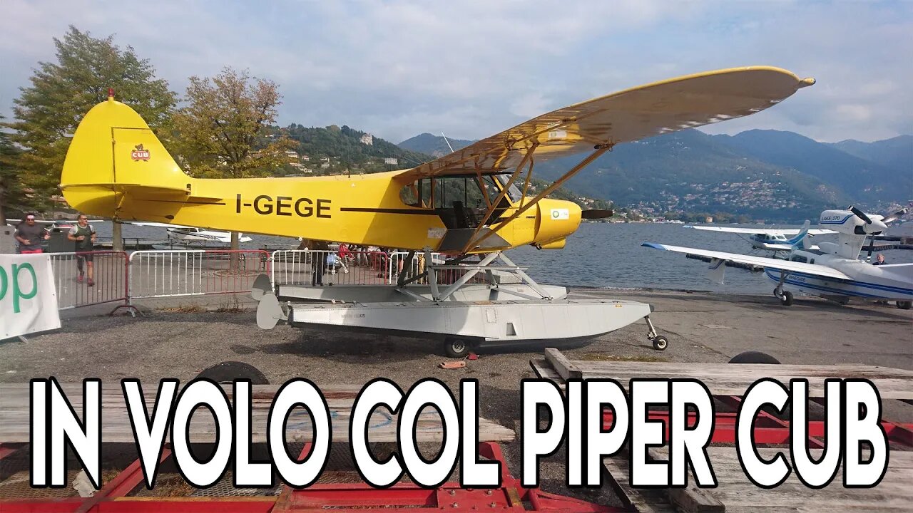 in volo col Piper Cub - AEC Como