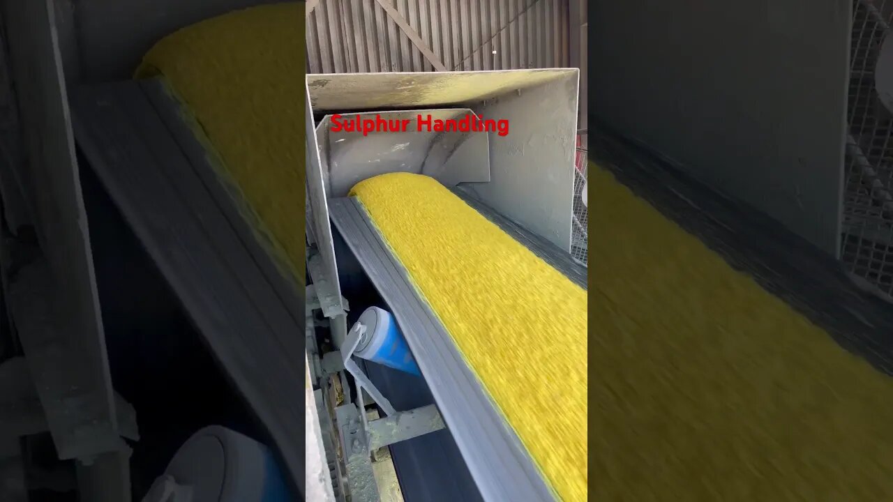 Sulphur Handling Unit #engineering #learning #conveyor #conveyorsystems #conveyorsystem