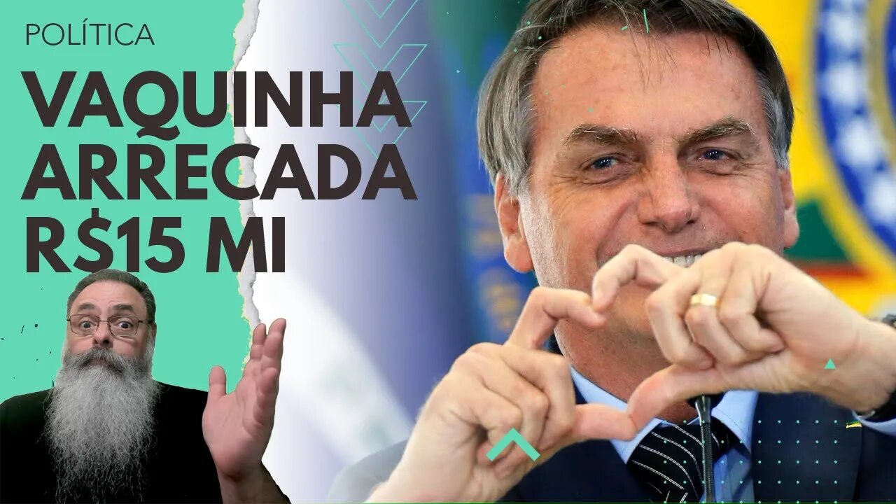 CAMPANHA via PIX para PAGAMENTO de MULTAS arrecada R$ 15 MILHÕES e mostra o APOIO de BOLSONARO