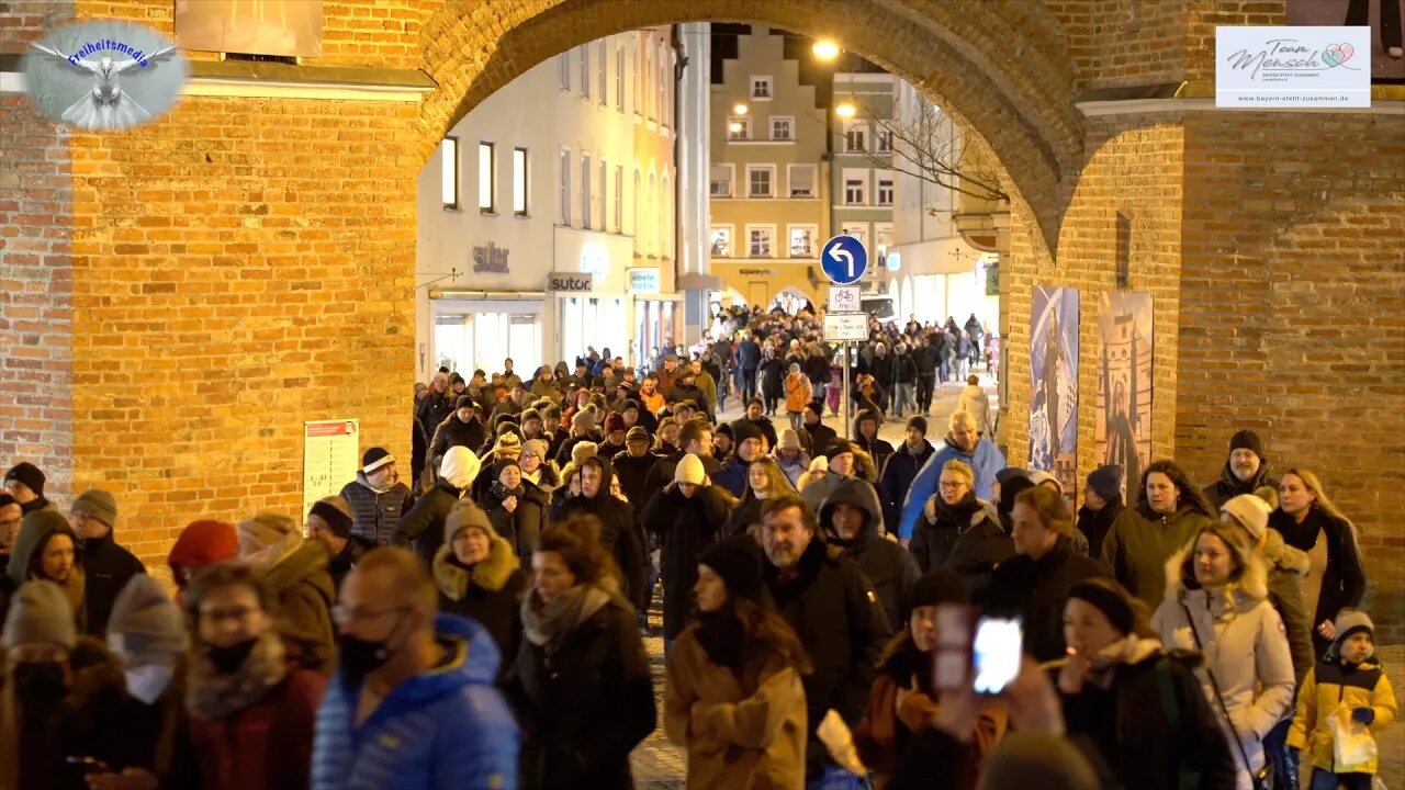 Montagsspaziergang Landshut 16.01.2023 LIVE