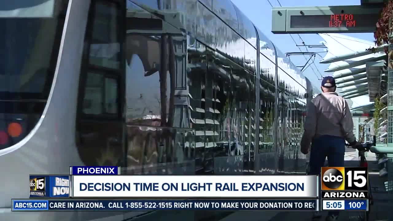 Decision looms on proposed light rail expansion