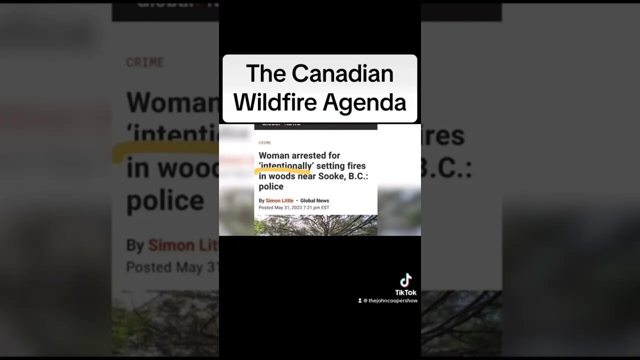 Canada Wildfires Agenda #wildfire #wildfires #trudeau