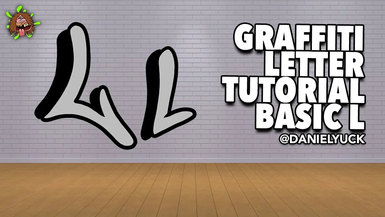 Graffiti Letter Tutorial Basic Letter L