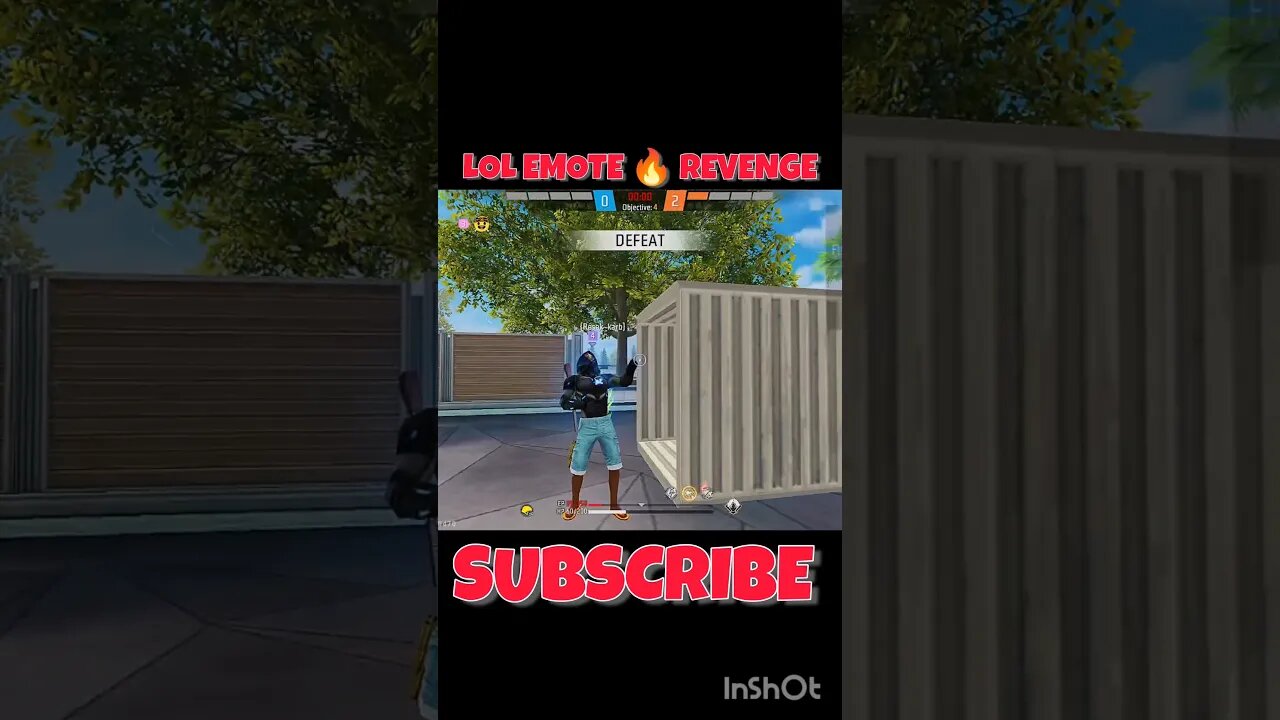 LOL EMOTE REVENGE 😎🥵 WATCH TILL END 🥶 #shorts #freefire #ffshorts #fkgritik