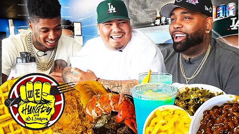 Blueface, AD & Doknow ROAST Each Other At Blueface’s Restaurant!