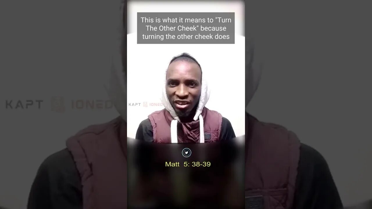 Turning The Other Cheek?