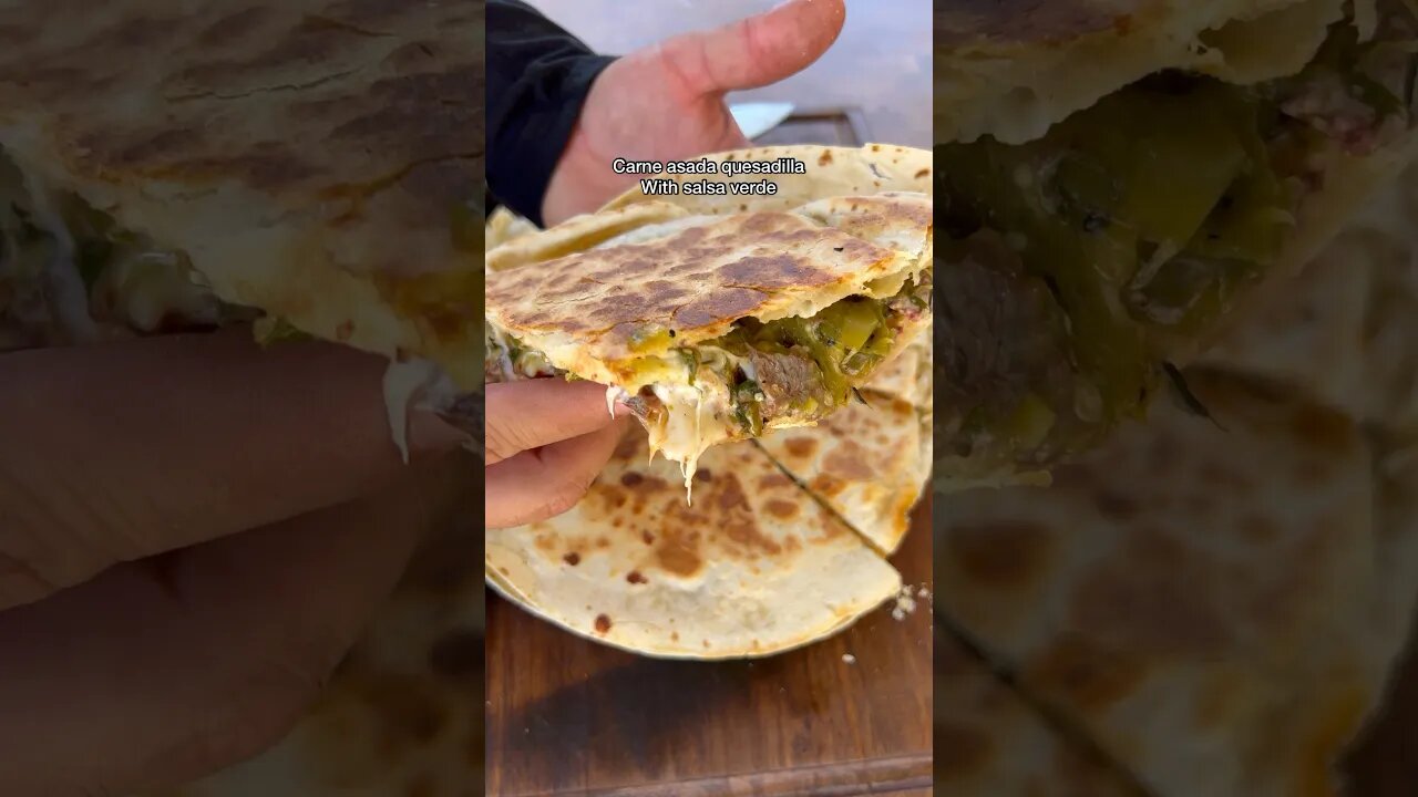 Carne asada quesadilla