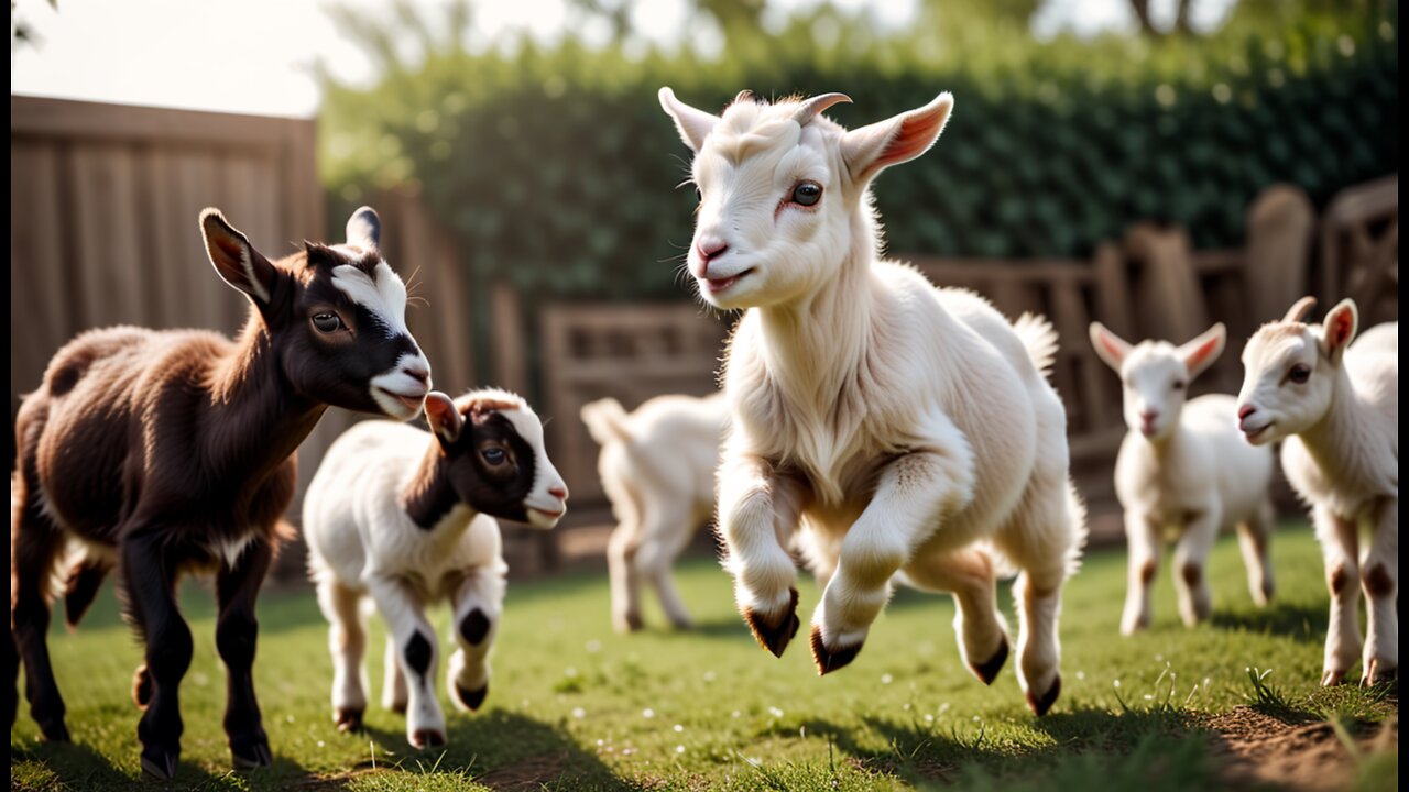 Cuteness Overload: Baby Goats Galore