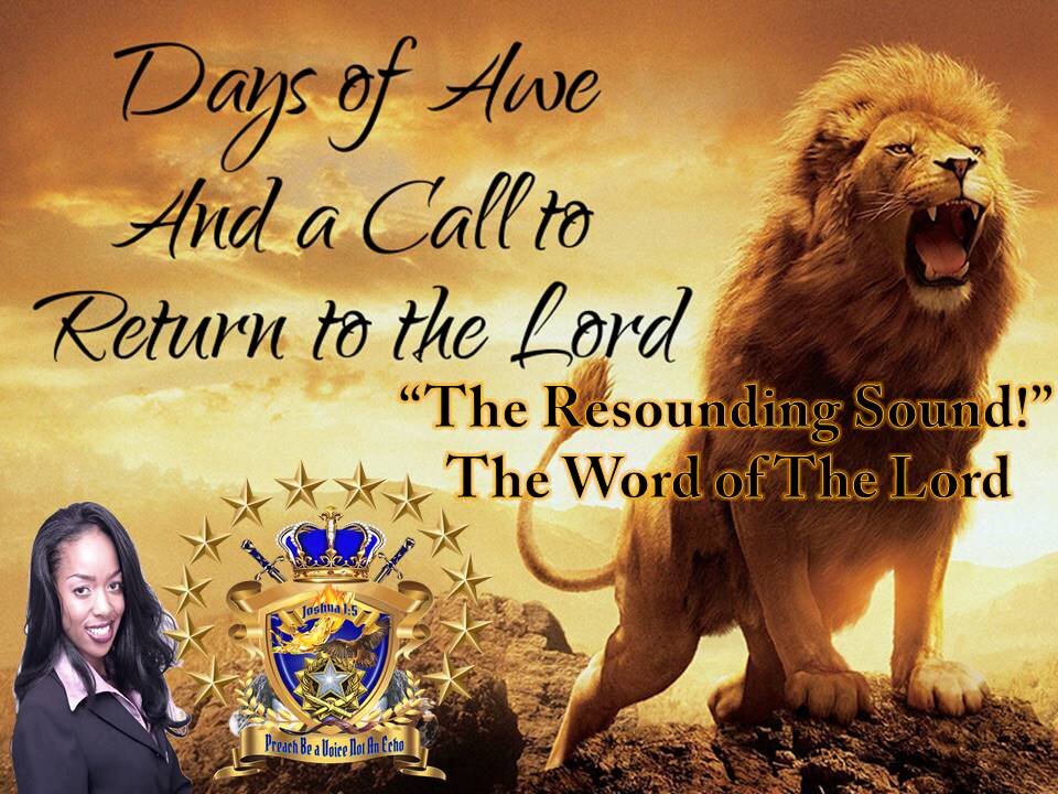 "The Resounding Sound" a Rhema-Word & Poem from The Lord!! HEARKEN!