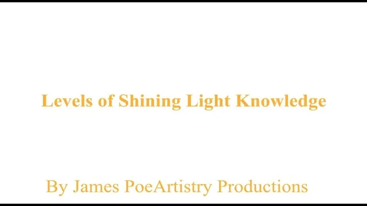 Levels of Shining Light Meditative Thoughts