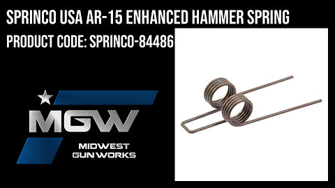 Sprinco USA AR-15 Enhanced Hammer Spring - SPRINCO-84486