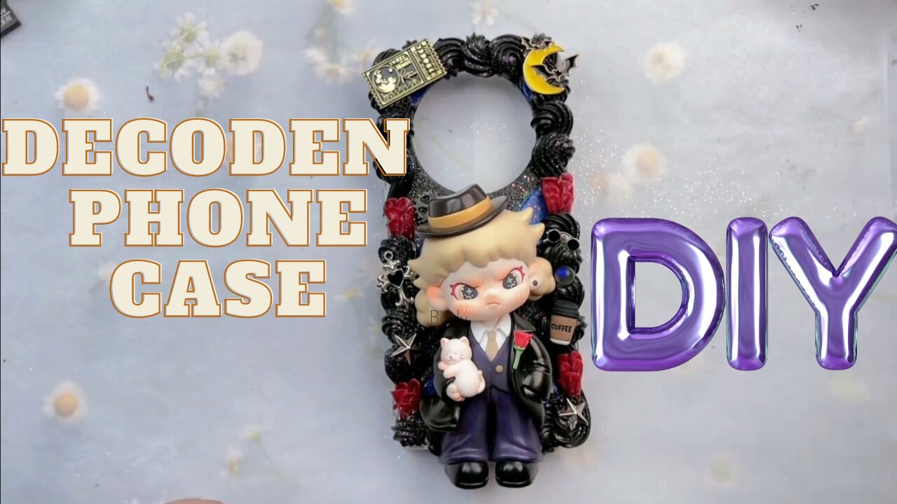 Decoden creamy mobile case | DIY | CREAM Glue mobile cover | handmade mobile covers