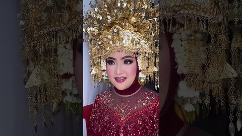 MasyaALLAH ! Pengantin Adat Palembang ini Cantik sekali , #shorts #short #shortvideo