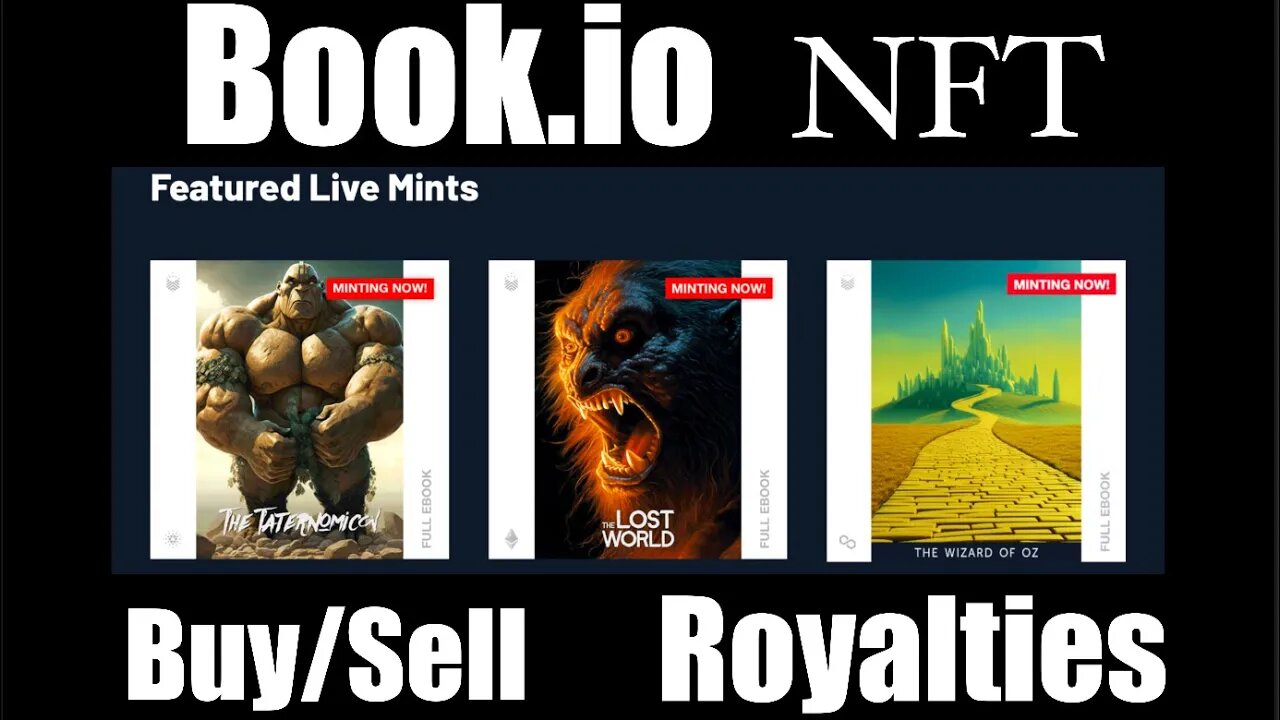 Book.io: NFT's Of All Your Favourite Books