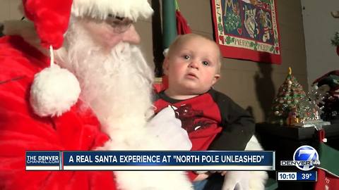 Kids who visit Santa at the North Pole Unleashed find he truly 'knows'