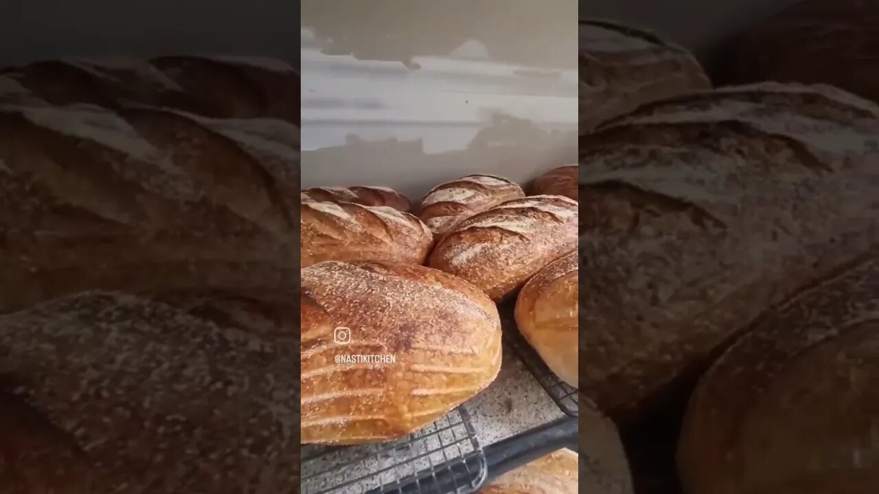 Taking out the goods...#sourdough #bread#healthynastikitchen #lievitomadre #bread #sourdoughbaking