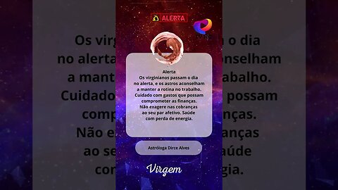 HORÓSCOPO DE ALERTA HOJE #VIRGEM 18/08/23 - CONFIRA AQUI! #shorts