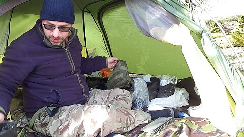 slowly clearing down in the tent 26th March 2023