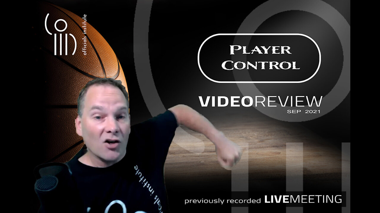 Player control fouls. That's what we discussed on this recorded Live OI meeting.