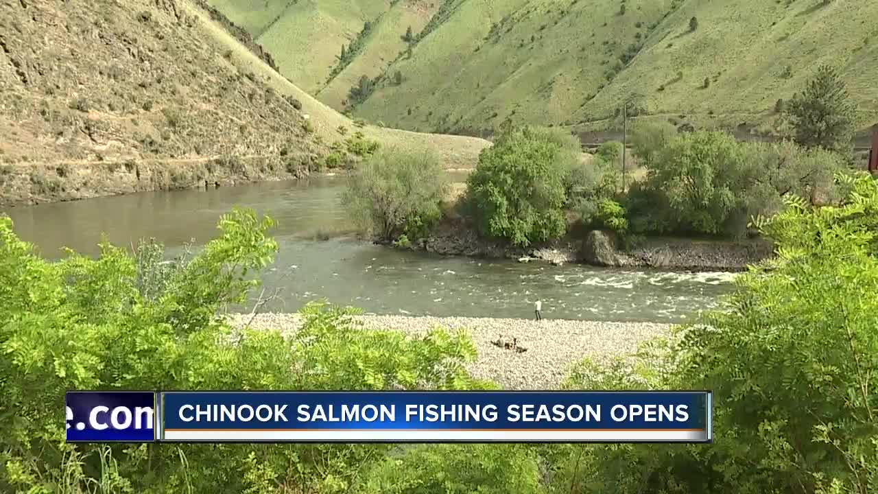 Chinook Salmon fishing season open