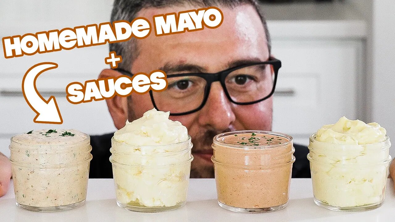 Perfect Homemade Mayonnaise Recipe + Garlic Aioli | Cajun Remoulade | Comeback Sauce