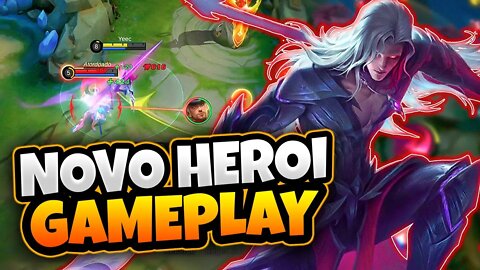 JOGUEI COM O NOVO HERÓI ARLOTT! | MOBILE LEGENDS