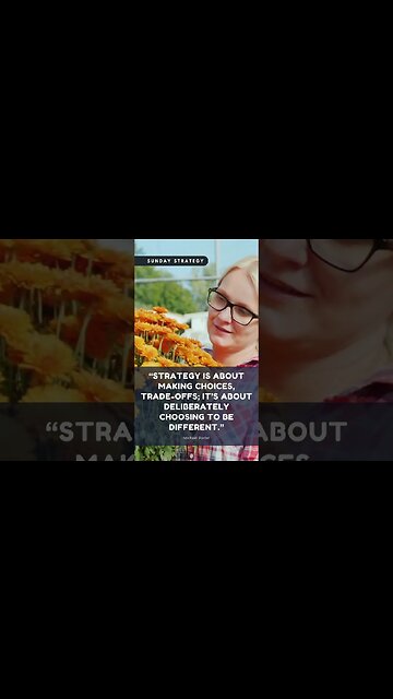 SUNDAY STRATEGY: Strategy and Trade-offs